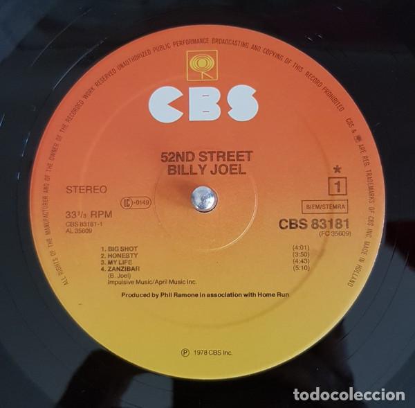 Discos de vinilo: Billy Joel, 52nd Street - LP - Foto 3