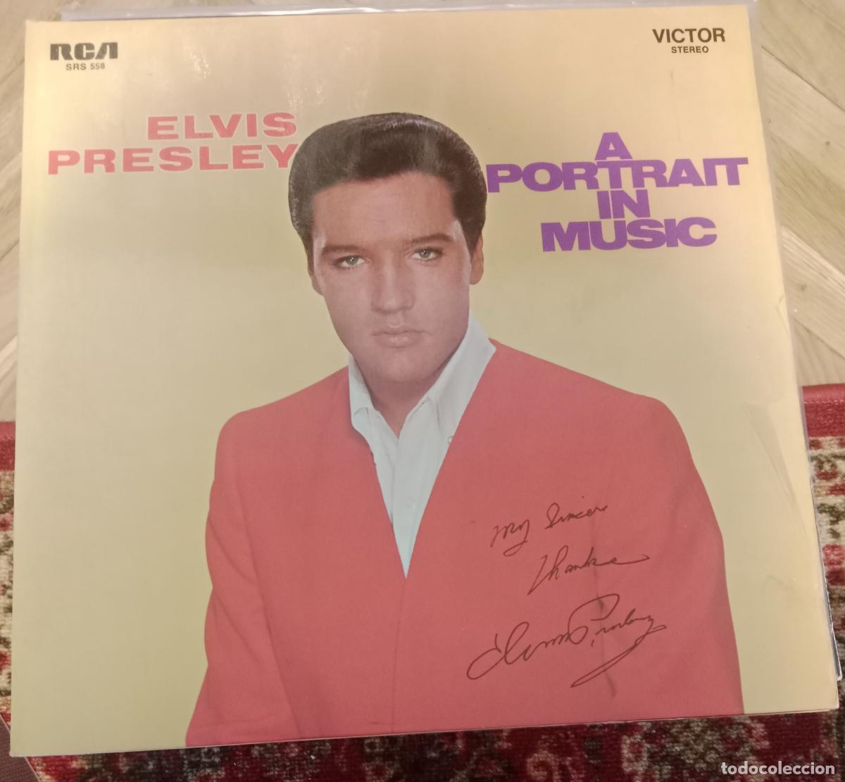 Discos de vinil: Elvis Presley &ndash; A Portrait In Music Lp Alemania 70s