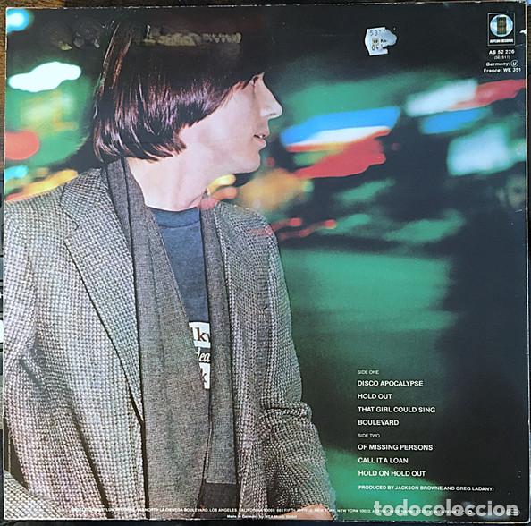 Discos de vinilo: Jackson Browne, Hold Out - LP - Foto 4