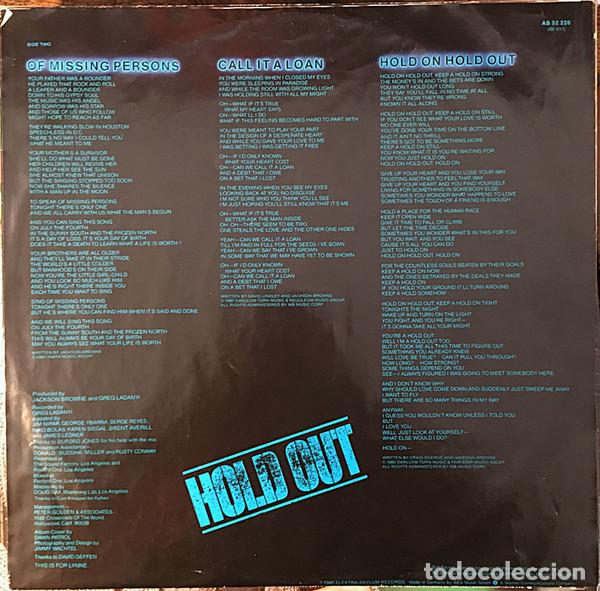 Discos de vinilo: Jackson Browne, Hold Out - LP - Foto 6