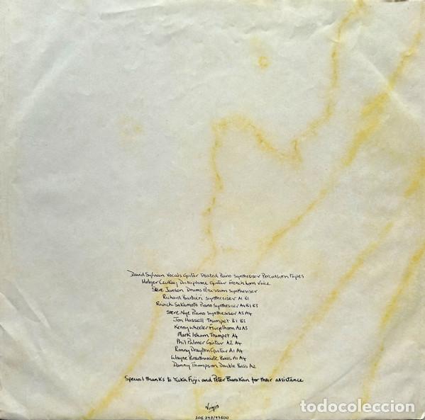 Discos de vinilo: David Sylvian, Brilliant Trees - LP - Foto 5