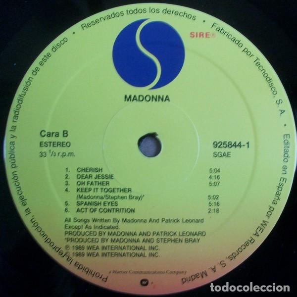 Discos de vinilo: Madonna, Like A Prayer - LP - Foto 4