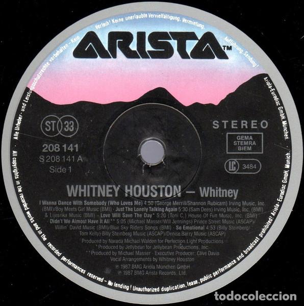 Discos de vinilo: Whitney Houston, Whitney - LP - Foto 3