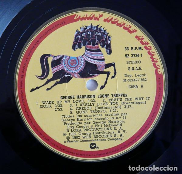 Discos de vinilo: George Harrison, Gone Troppo - LP - Foto 3
