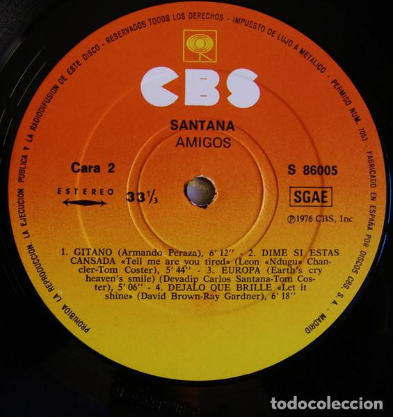 Discos de vinilo: Santana, Amigos - LP - Foto 6