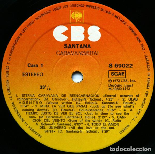 Discos de vinilo: Santana, Caravanserai - LP - Foto 4