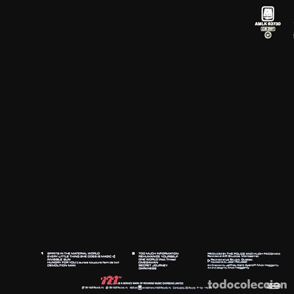 Discos de vinilo: The Police, Ghost In The Machine - LP - Foto 2