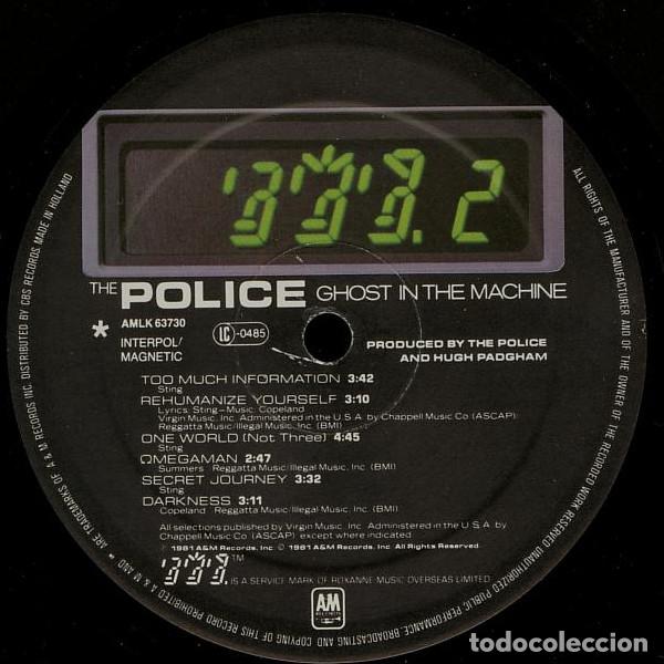 Discos de vinilo: The Police, Ghost In The Machine - LP - Foto 4