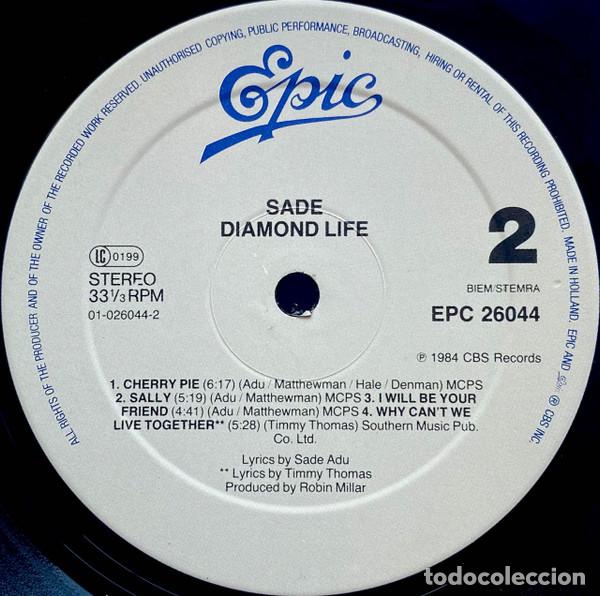 Discos de vinilo: Sade, Diamond Life - LP - Foto 6