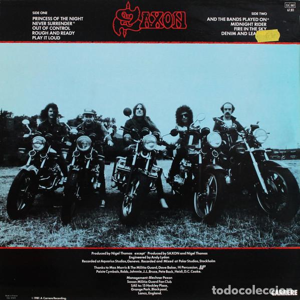 Discos de vinilo: Saxon, Denim And Leather - LP - Foto 2