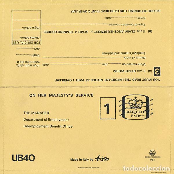 Discos de vinilo: UB40, Signing Off - LP - Foto 2