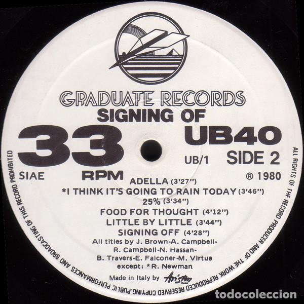 Discos de vinilo: UB40, Signing Off - LP - Foto 4