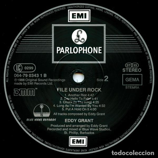 Discos de vinilo: Eddy Grant, File Under Rock - LP - Foto 6