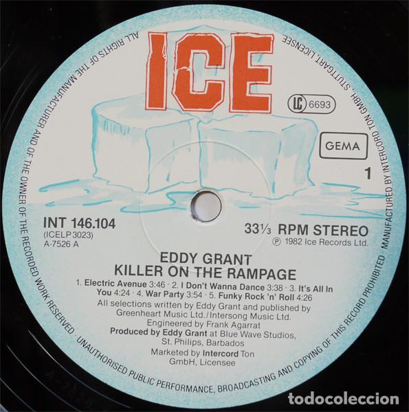 Discos de vinilo: Eddy Grant, Killer On The Rampage - LP - Foto 4