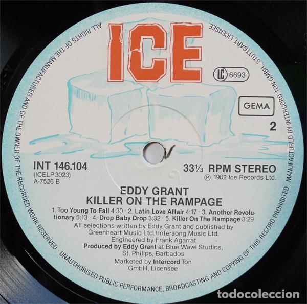 Discos de vinilo: Eddy Grant, Killer On The Rampage - LP - Foto 5
