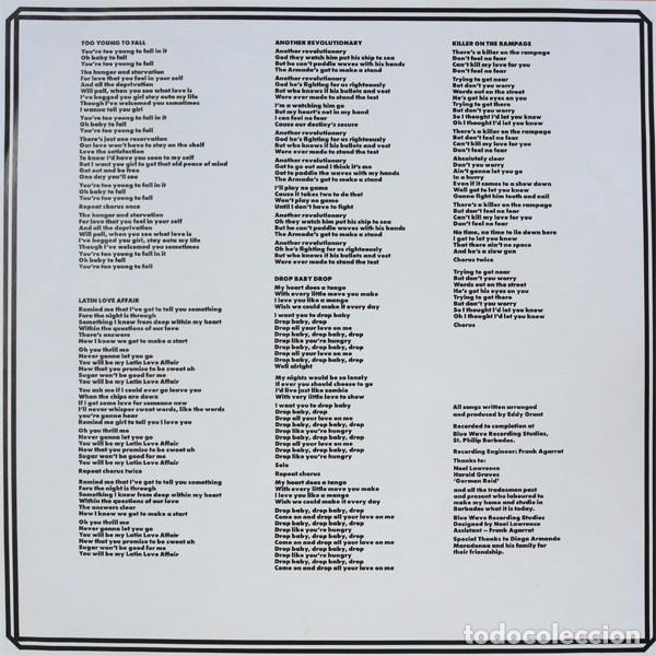Discos de vinilo: Eddy Grant, Killer On The Rampage - LP - Foto 7