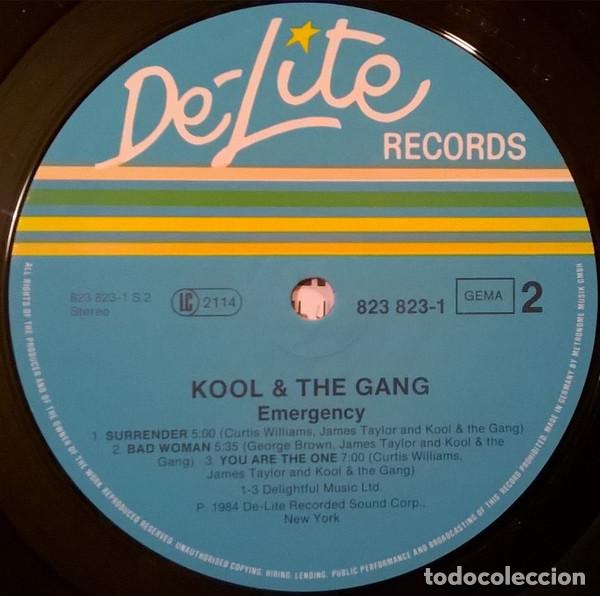 Discos de vinilo: Kool & The Gang, Emergency - LP - Foto 4