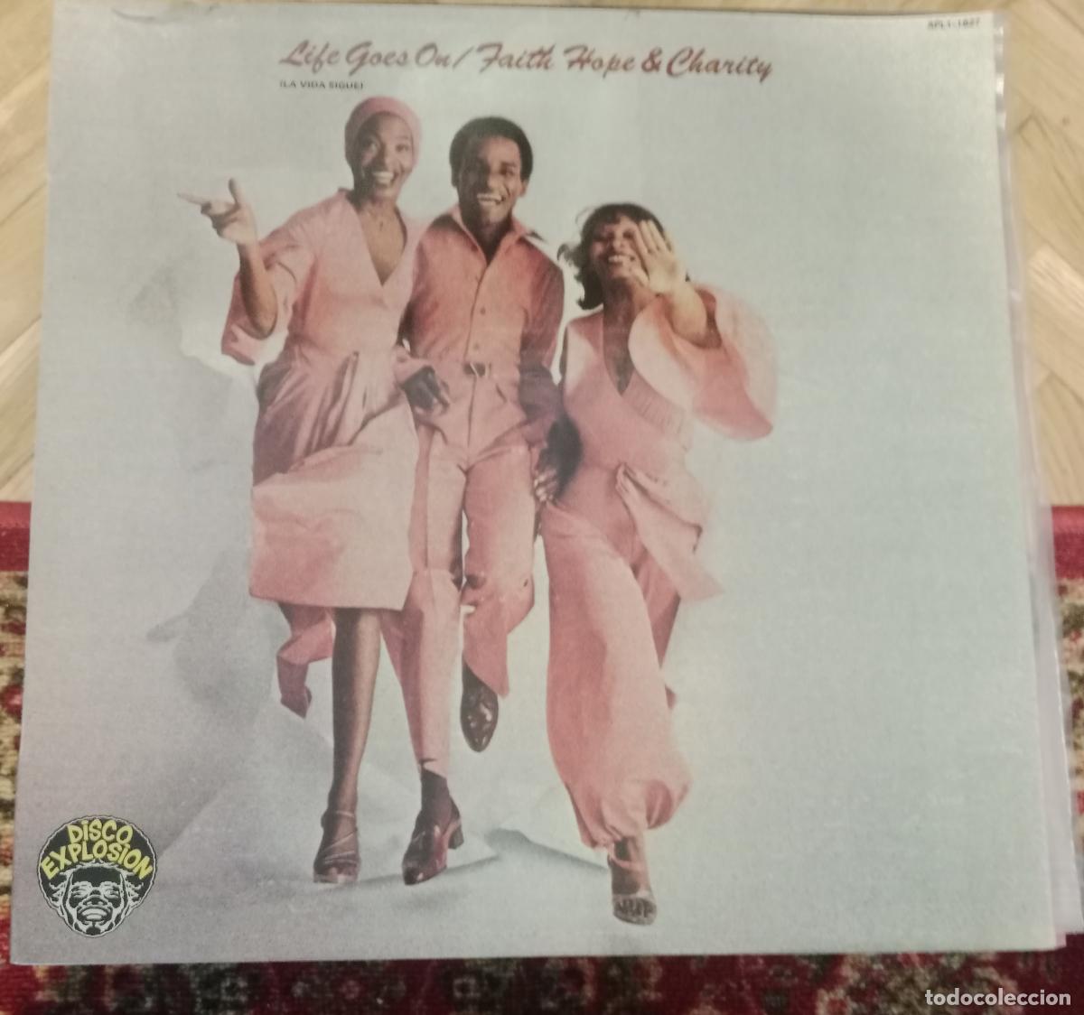 Discos de vinilo: Faith, Hope & Charity &ndash; Life Goes On (La Vida Sigue) Lp Espa&ntilde;a 1976