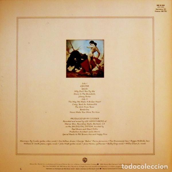 Discos de vinilo: Ry Cooder, Borderline - LP - Foto 2