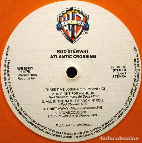 Discos de vinilo: Rod Stewart, Atlantic Crossing - LP - Foto 7