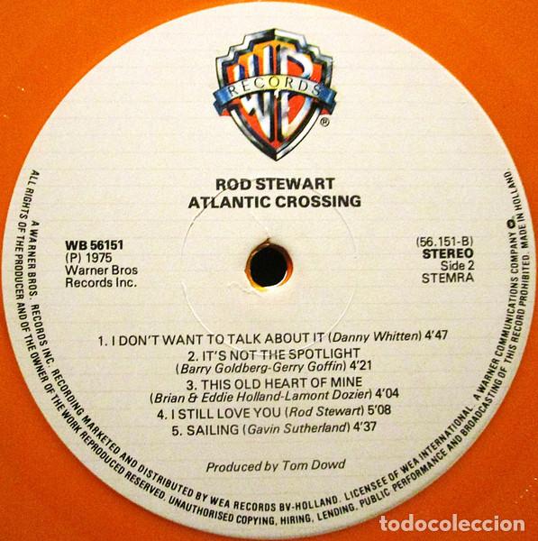 Discos de vinilo: Rod Stewart, Atlantic Crossing - LP - Foto 8