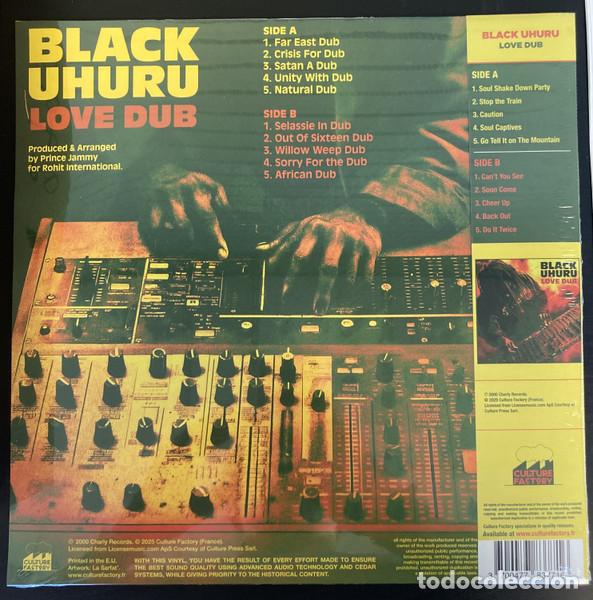 Discos de vinilo: Black Uhuru, Love Dub - LP - Foto 2