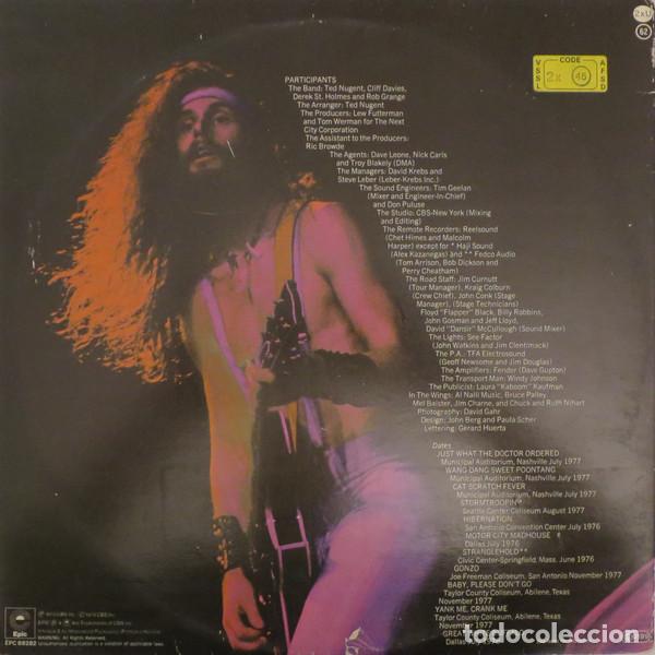 Discos de vinilo: Ted Nugent, Double Live Gonzo! - LP - Foto 2