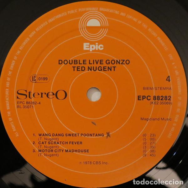 Discos de vinilo: Ted Nugent, Double Live Gonzo! - LP - Foto 7