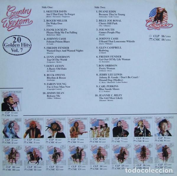 Discos de vinilo: Various, 20 Golden Hits Vol. 7 - LP - Foto 2