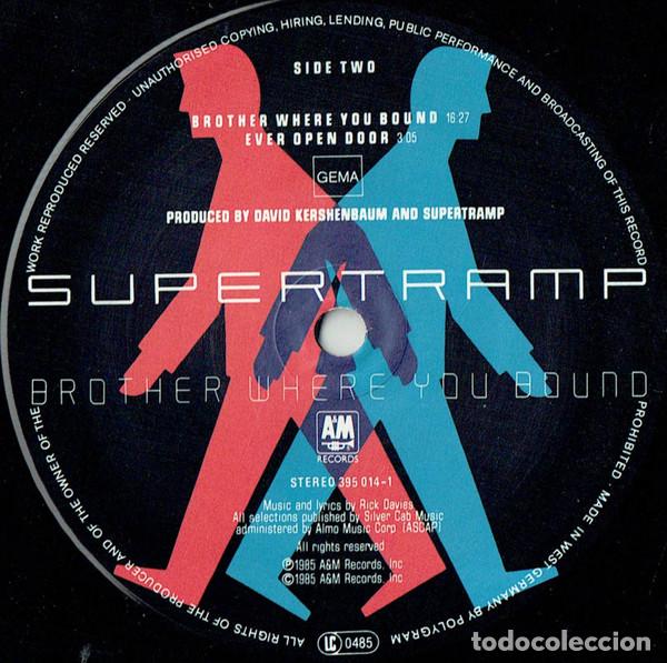 Discos de vinilo: Supertramp, Brother Where You Bound - LP - Foto 4