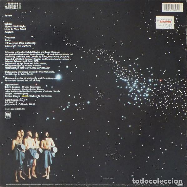 Discos de vinilo: Supertramp, Crimen Del Siglo - LP - Foto 2