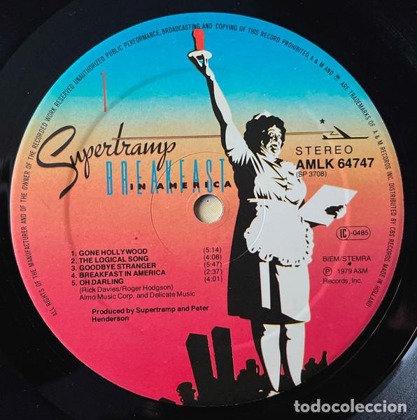 Discos de vinilo: Supertramp, Breakfast In America - LP - Foto 3