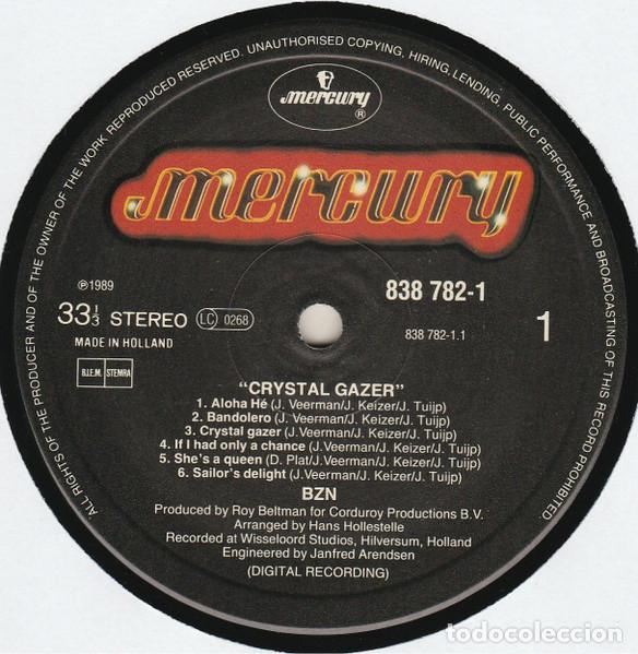 Discos de vinilo: BZN, Crystal Gazer - LP - Foto 3
