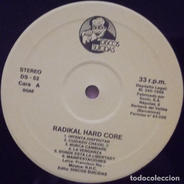 Discos de vinilo: Radikal HC, Venganza - LP - Foto 3