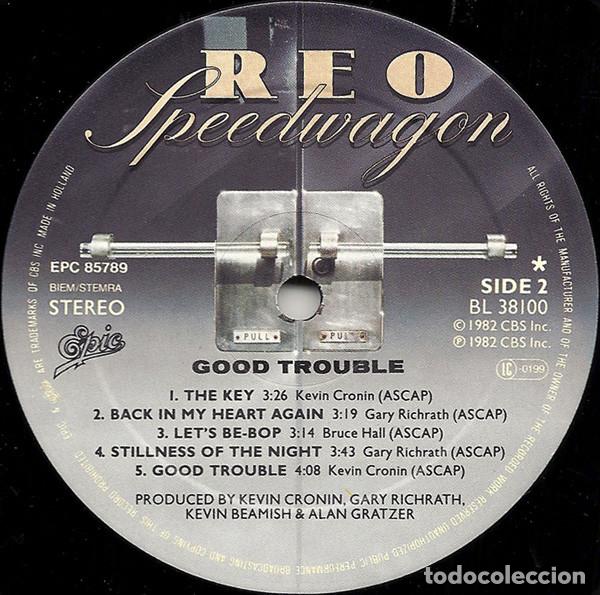 Discos de vinilo: REO Speedwagon, Good Trouble - LP - Foto 4