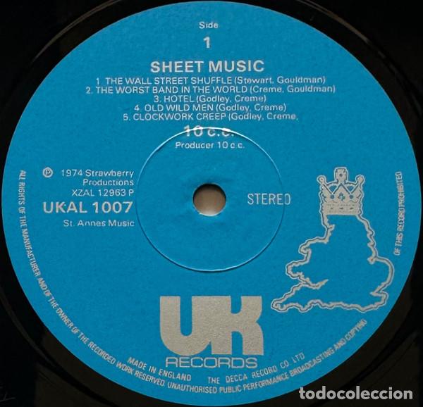 Discos de vinilo: 10cc, Sheet Music - LP - Foto 3