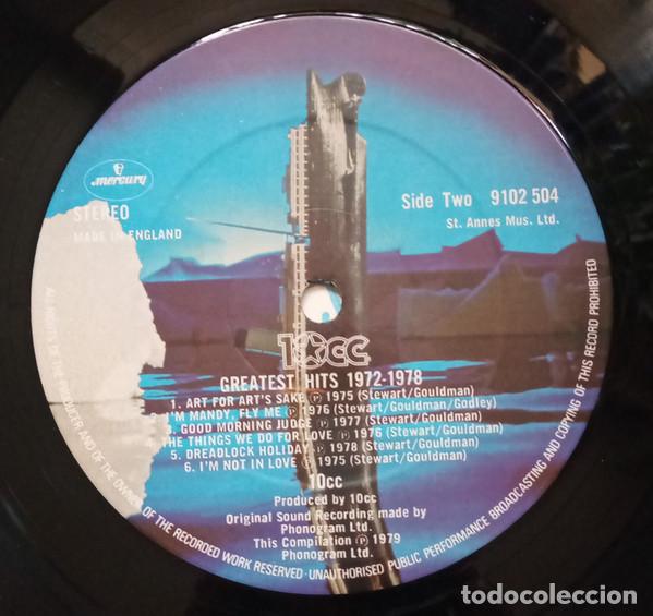 Discos de vinilo: 10cc, Greatest Hits 1972-1978 - LP - Foto 4