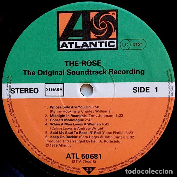 Discos de vinilo: Bette Midler, The Rose - LP - Foto 3