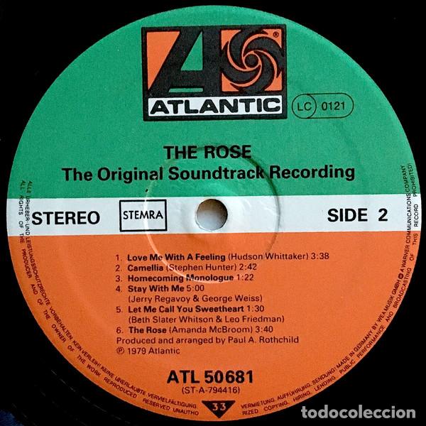 Discos de vinilo: Bette Midler, The Rose - LP - Foto 4