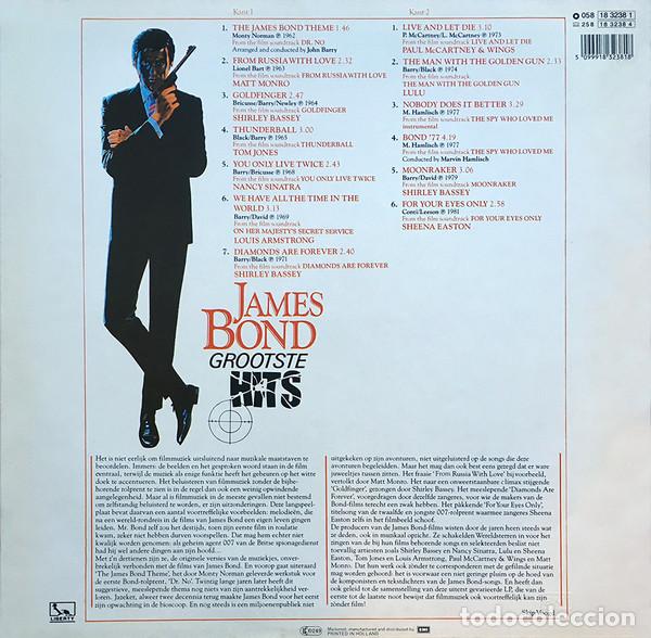Discos de vinilo: Various, James Bond Grootste Hits - LP - Foto 2