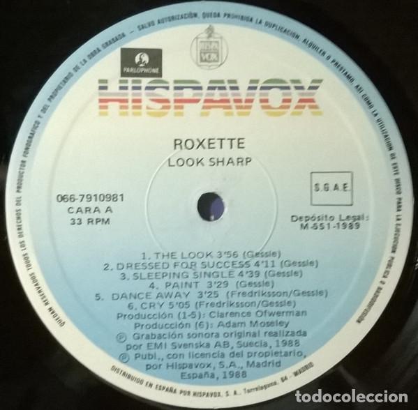 Discos de vinilo: Roxette, Look Sharp! - LP - Foto 3