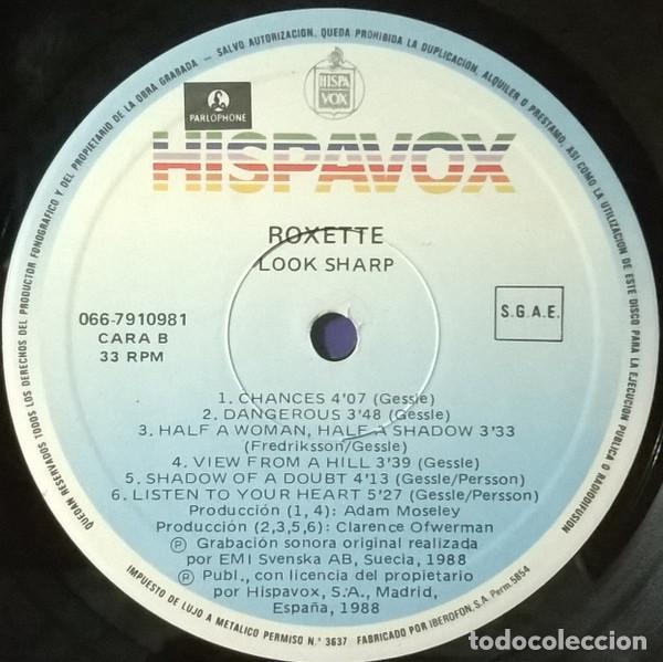 Discos de vinilo: Roxette, Look Sharp! - LP - Foto 4