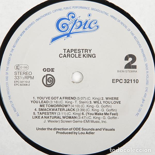 Discos de vinilo: Carole King, Tapestry - LP - Foto 4