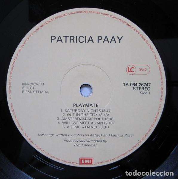 Discos de vinilo: Patricia Paay, Playmate - LP - Foto 3