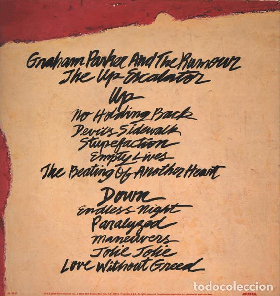 Discos de vinilo: Graham Parker, The Up Escalator - LP - Foto 2