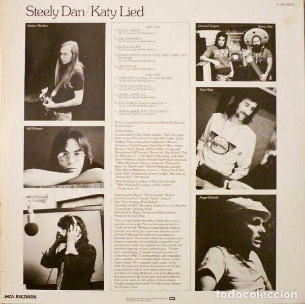 Discos de vinilo: Steely Dan, Katy Lied - LP - Foto 2