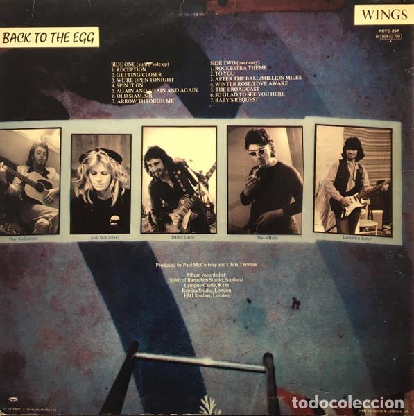 Discos de vinilo: Wings, Back To The Egg - LP - Foto 2