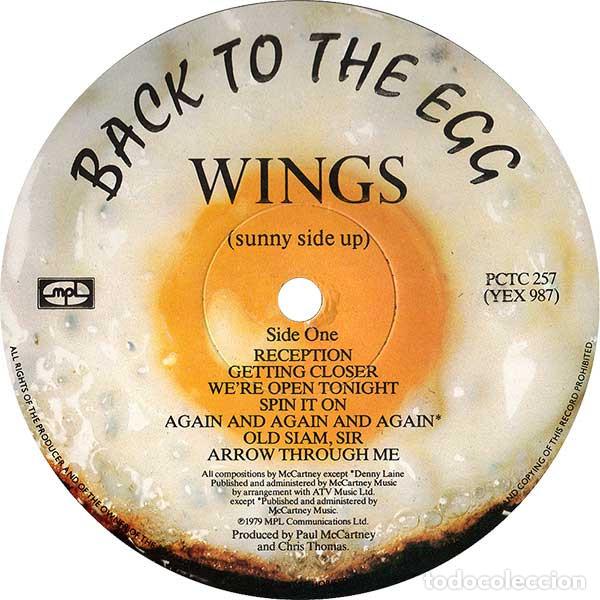 Discos de vinilo: Wings, Back To The Egg - LP - Foto 3