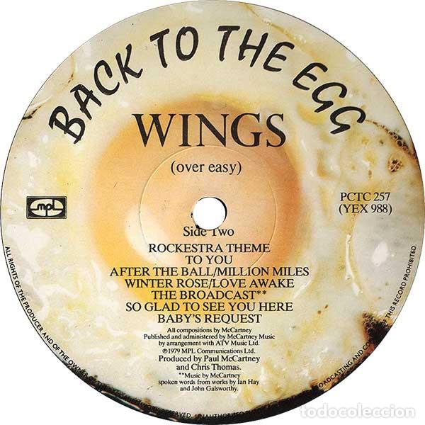 Discos de vinilo: Wings, Back To The Egg - LP - Foto 4