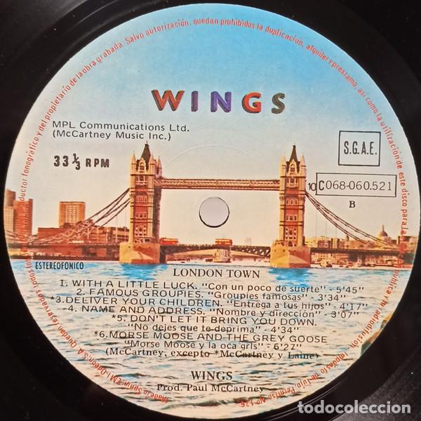 Discos de vinilo: Wings, London Town - LP - Foto 4